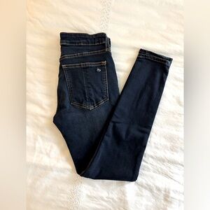 RAG & BONE Cate Mid-Rise Ankle Skinny Jeans Size 25